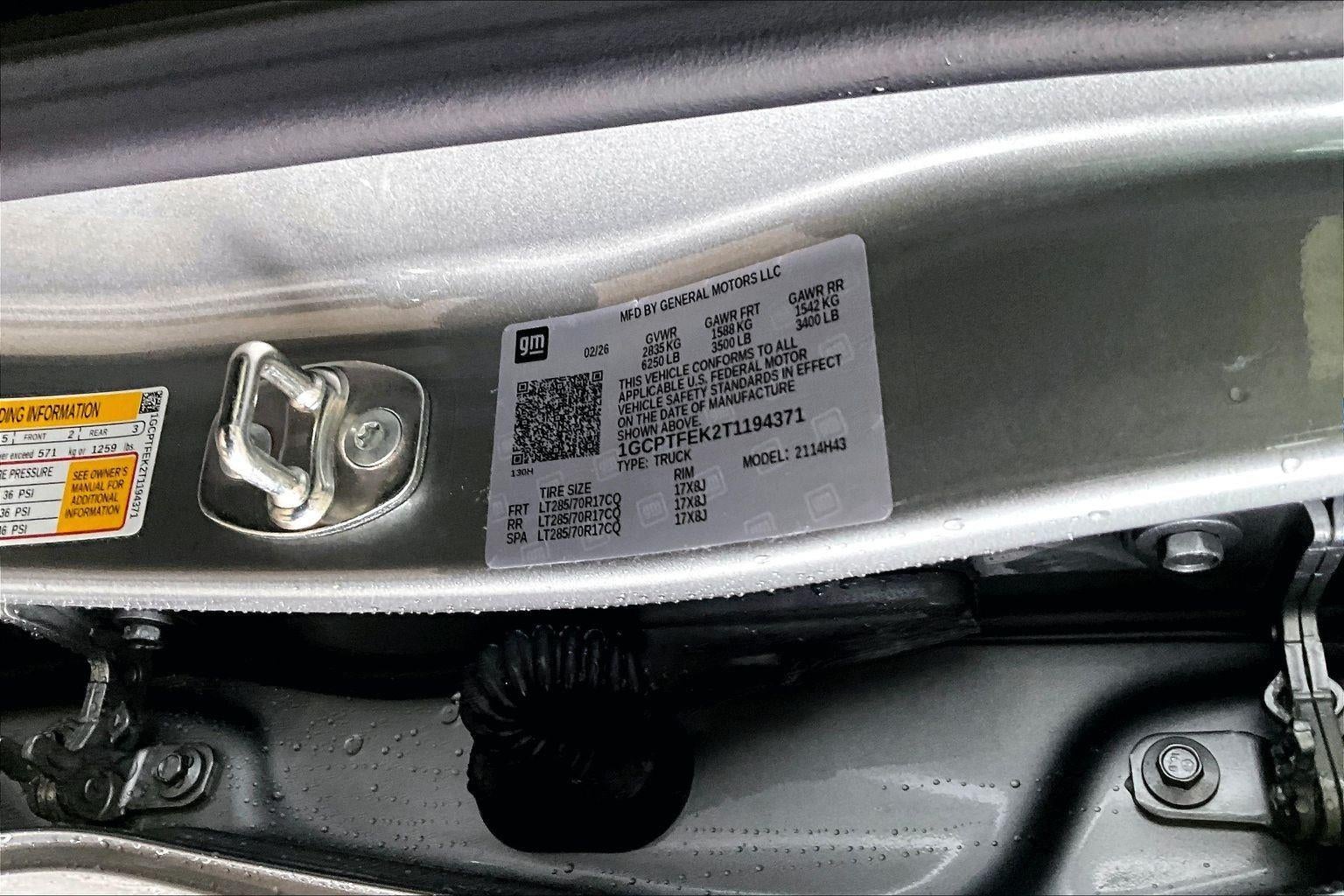 2026 Chevrolet Colorado ZR2