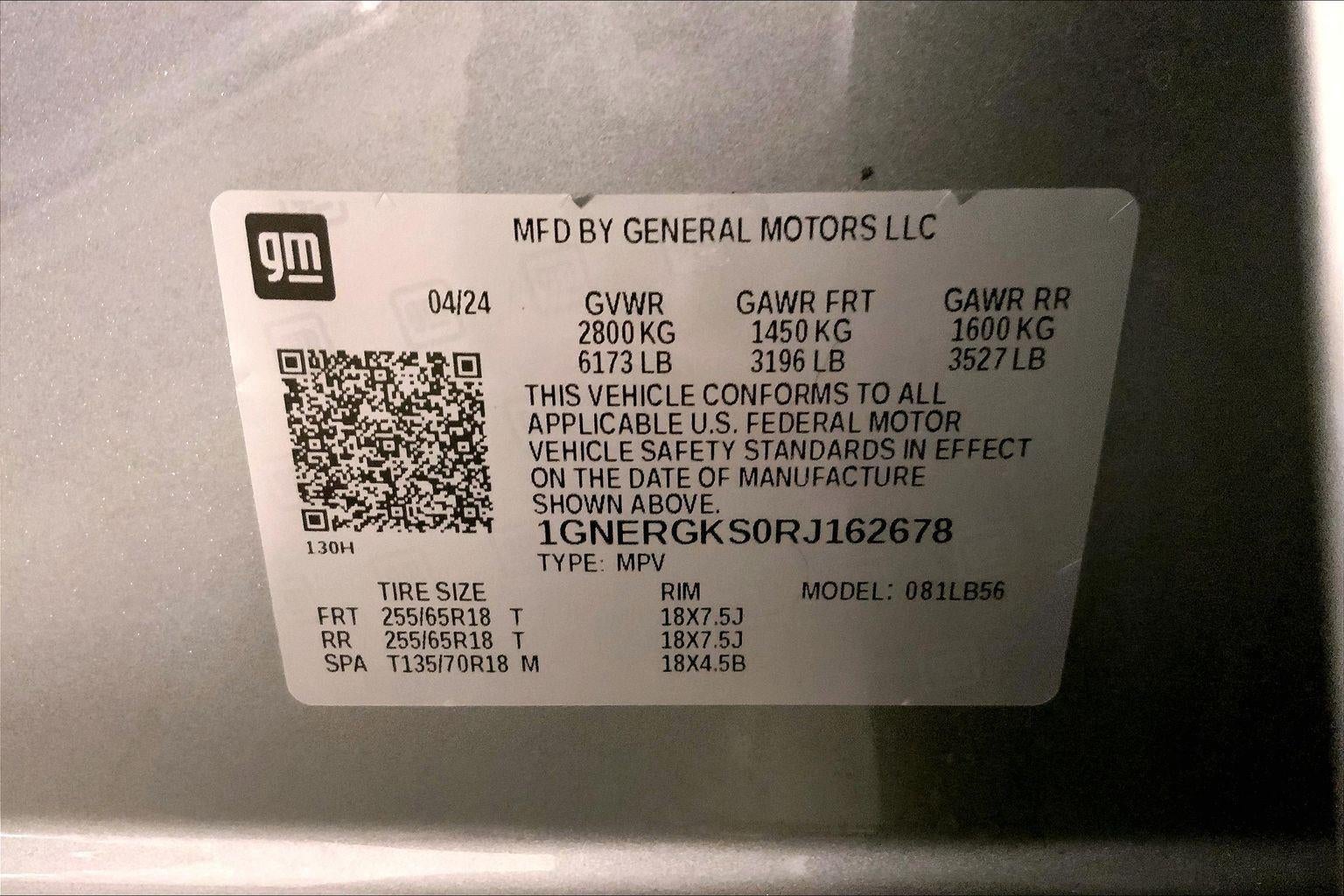 2024 Chevrolet Traverse LT