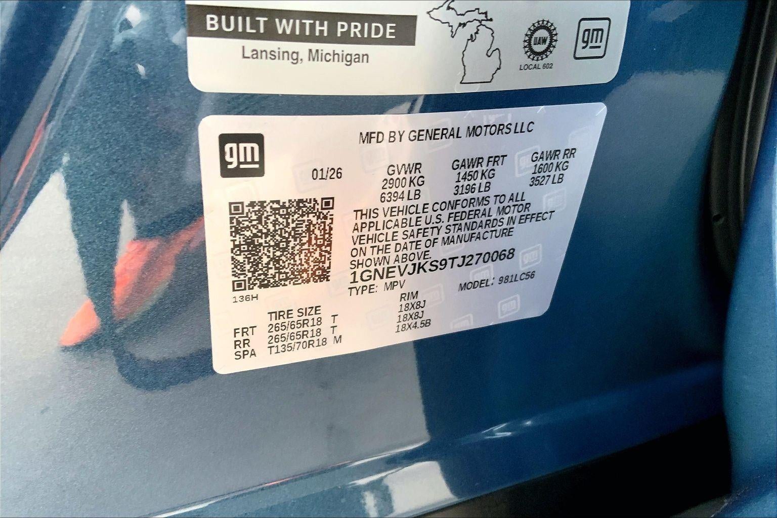 2026 Chevrolet Traverse Z71