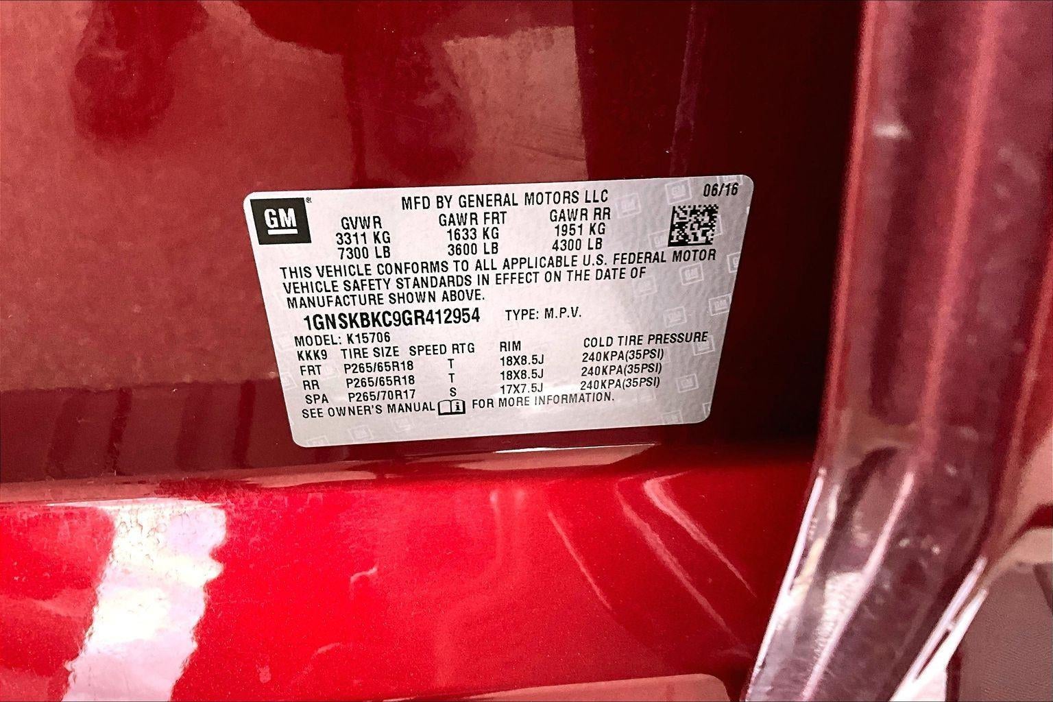 2016 Chevrolet Tahoe LT