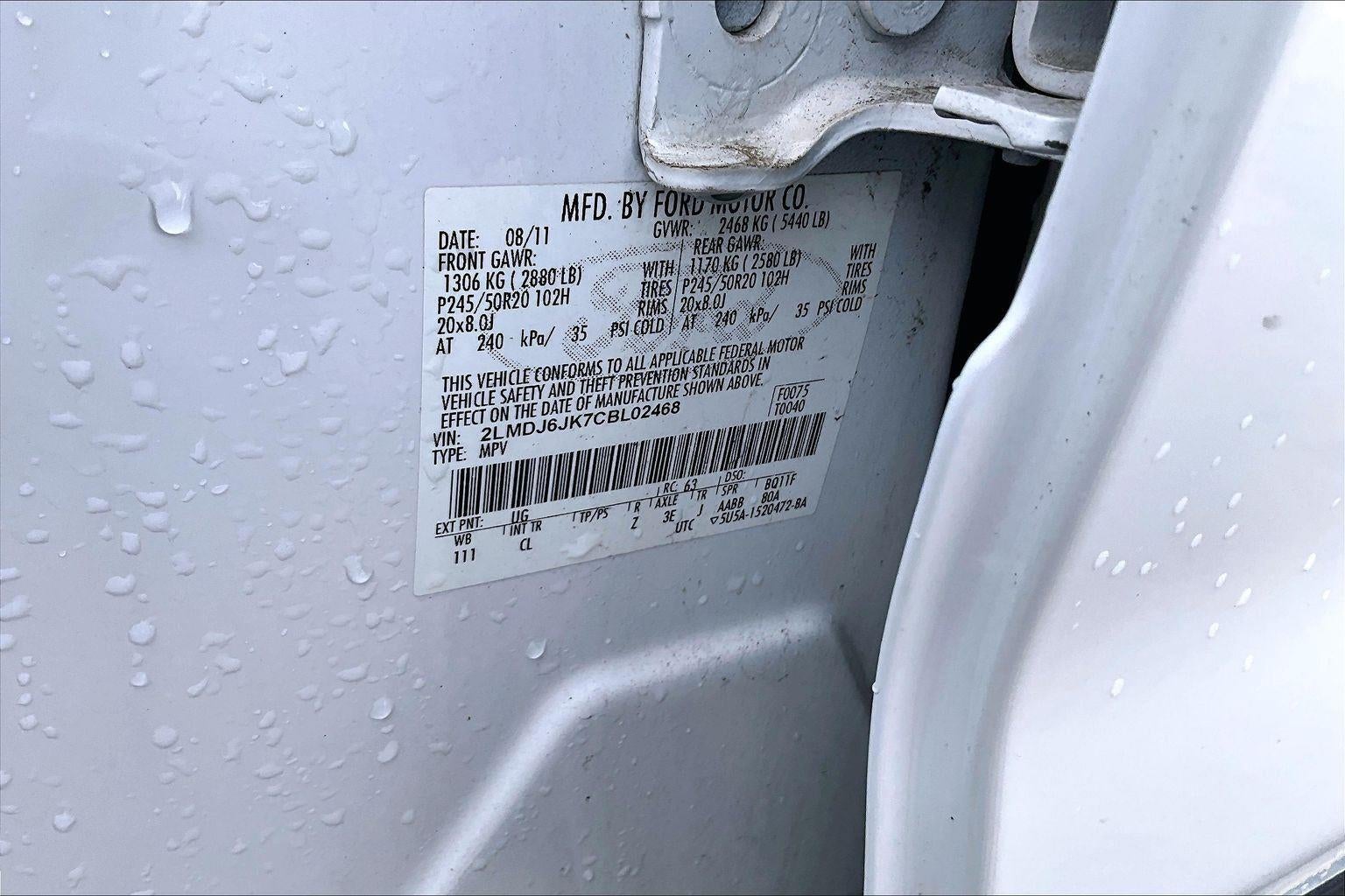 2012 Lincoln MKX FWD 4DR SUV