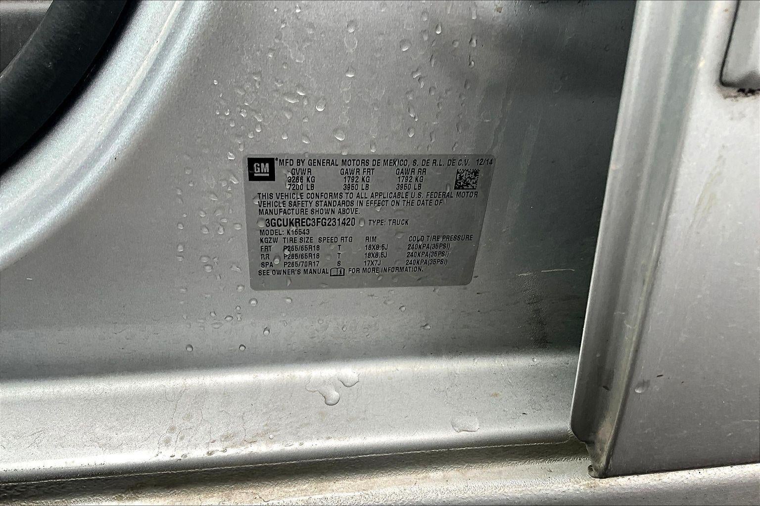 2015 Chevrolet Silverado 1500 LT