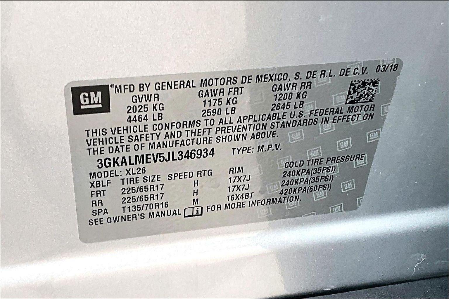 2018 GMC Terrain SLE