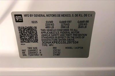 2025 Chevrolet Equinox LT