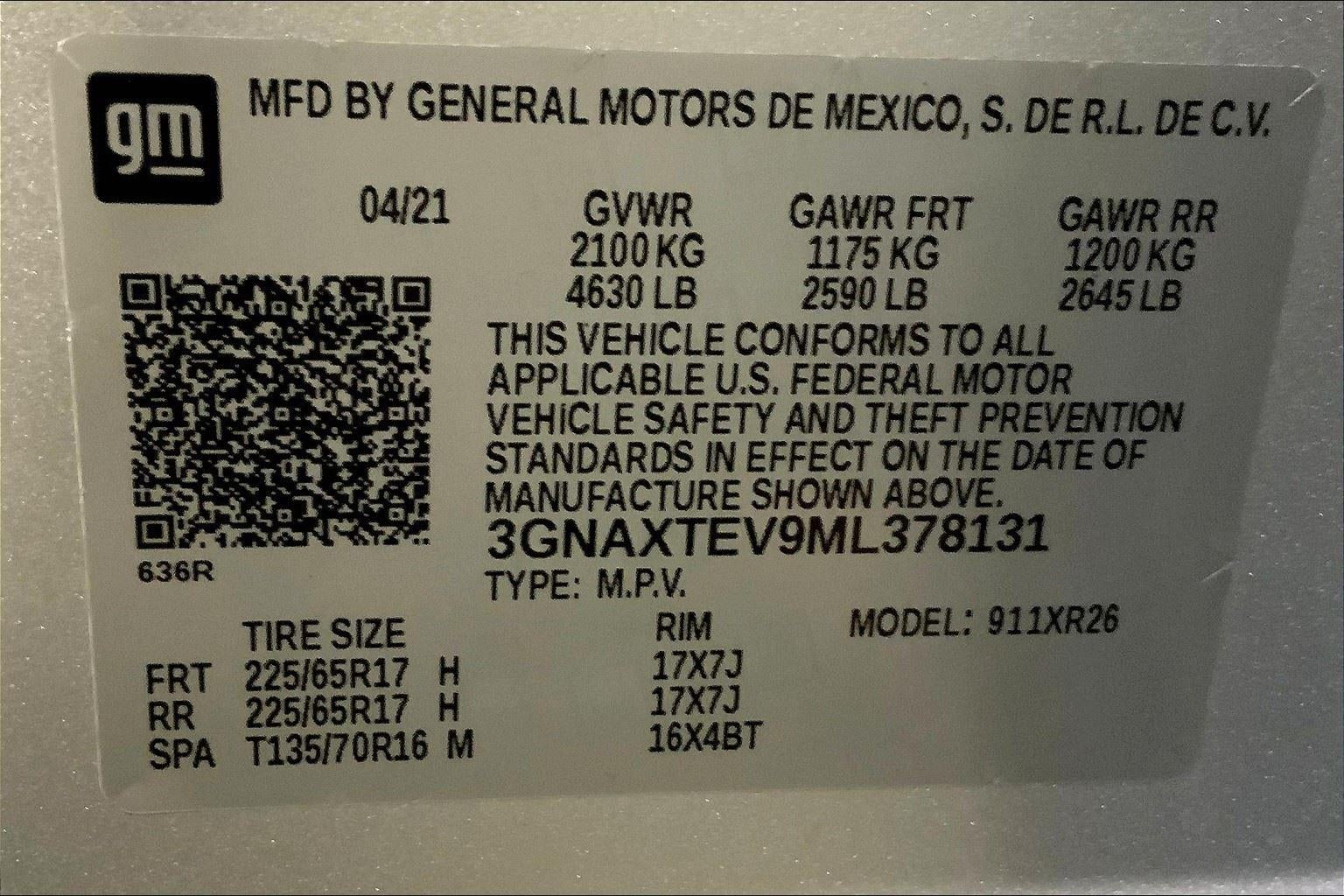 2021 Chevrolet Equinox LT