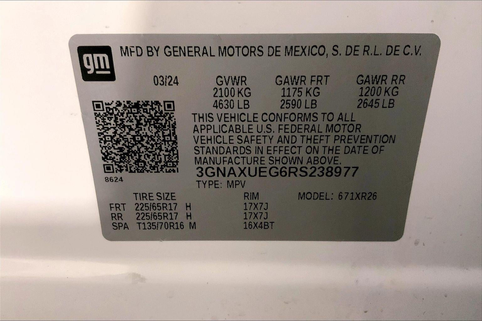 2024 Chevrolet Equinox LT