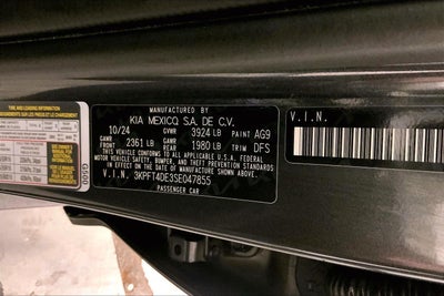 2025 Kia K4 LXS