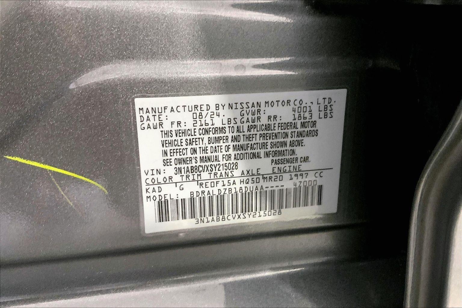 2025 Nissan Sentra SV