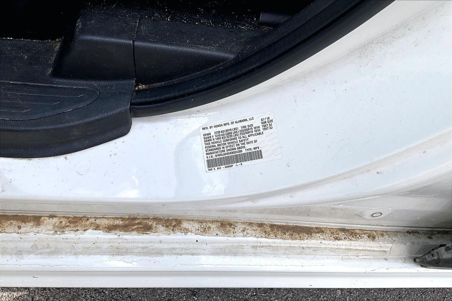 2019 Honda Odyssey Elite