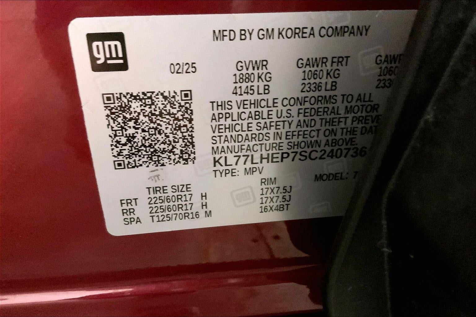 2025 Chevrolet Trax LT