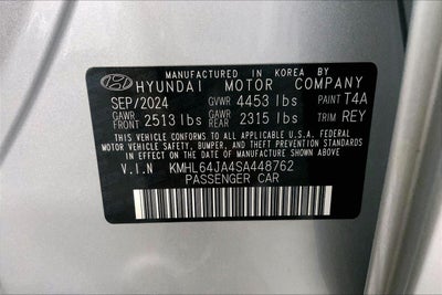 2025 Hyundai Sonata SEL