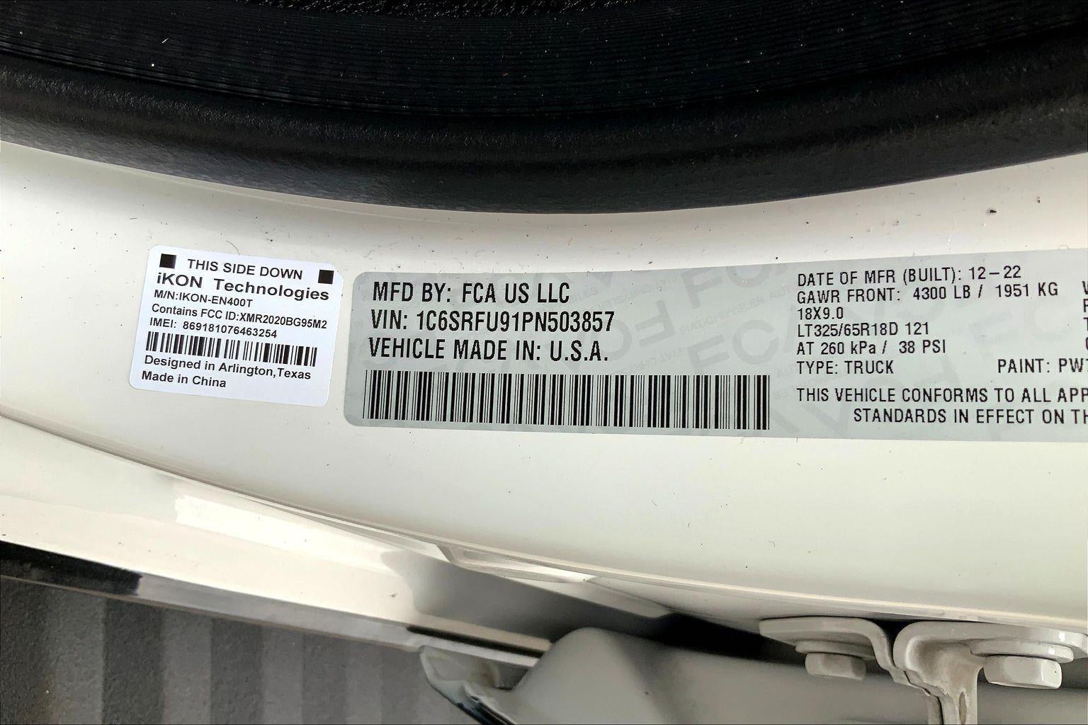 2023 RAM 1500 TRX Crew Cab 4x4 5'7' Box