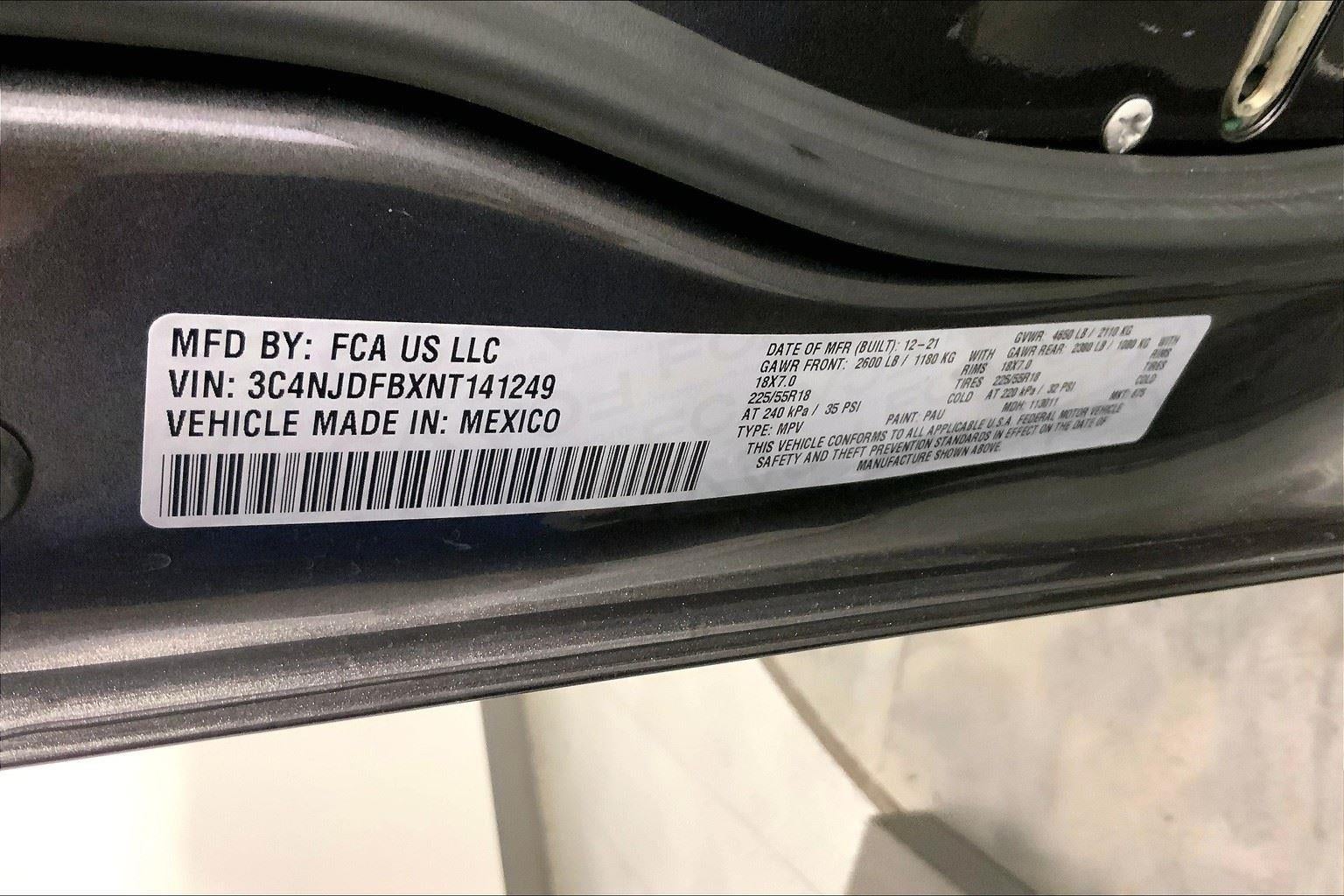 2022 Jeep Compass Latitude Lux