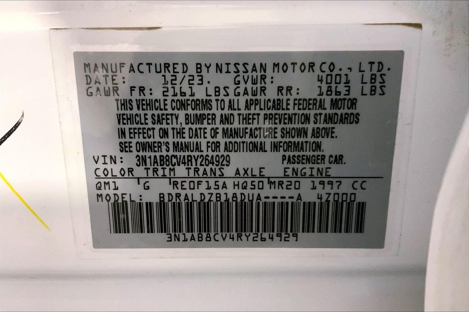 2024 Nissan Sentra SV Xtronic CVT