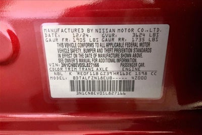 2025 Nissan Versa SV