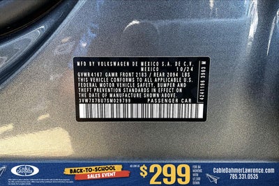 2025 Volkswagen Jetta SE
