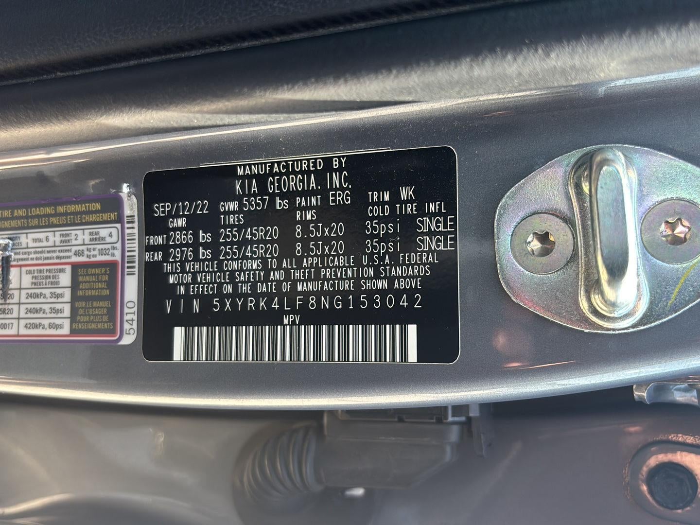 2022 Kia Sorento SX