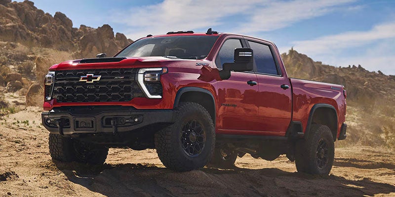 Chevrolet Silverado HD with 6.6L Duramax Turbo-Diesel V8 engine