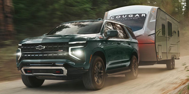 2026 Chevrolet Tahoe Z71 front three-quarter view