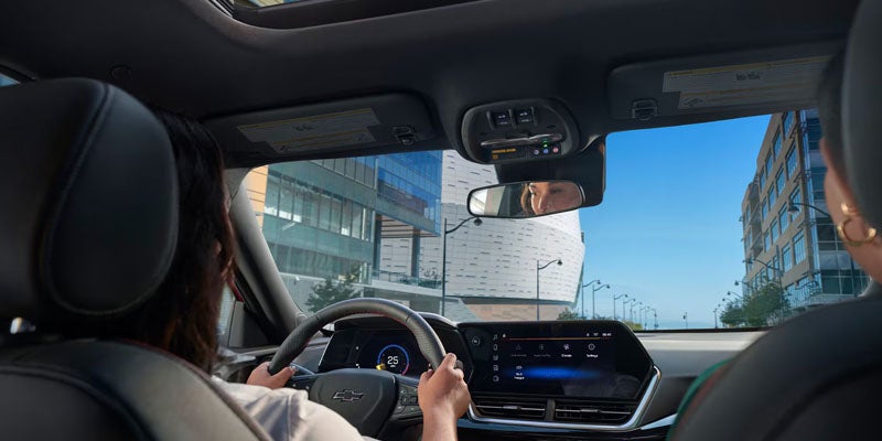 2026 Chevrolet Trax interior with touchscreen display