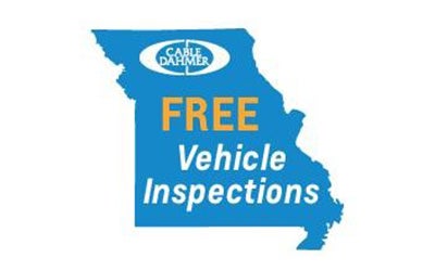 FREE MISSOURI INSPECTION at Cable Dahmer Chevrolet of Independence in Independence MO